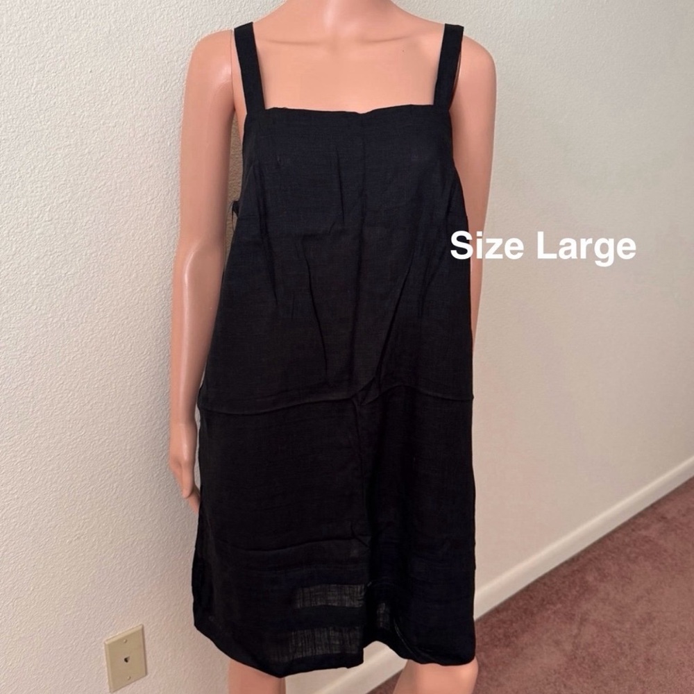 Time and Tru Women’s Linen Blend Mini Shift Dress